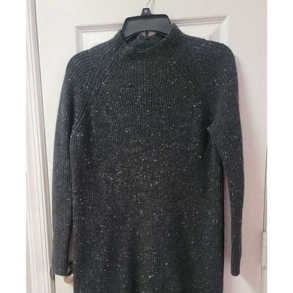 Madewell Mockneck Sweater Dress Wool& Nylon S - Picture 3 of 9